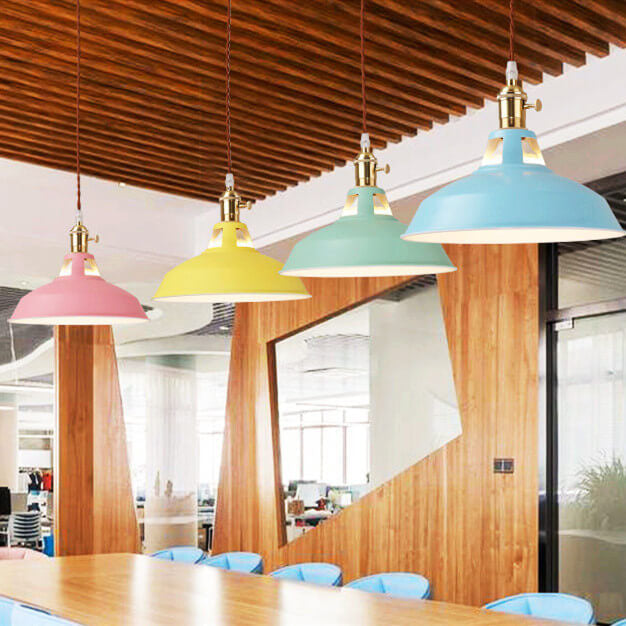 Luminara | Vibrant Industrial Metal Kitchen Pendant Lighting Fixture 4