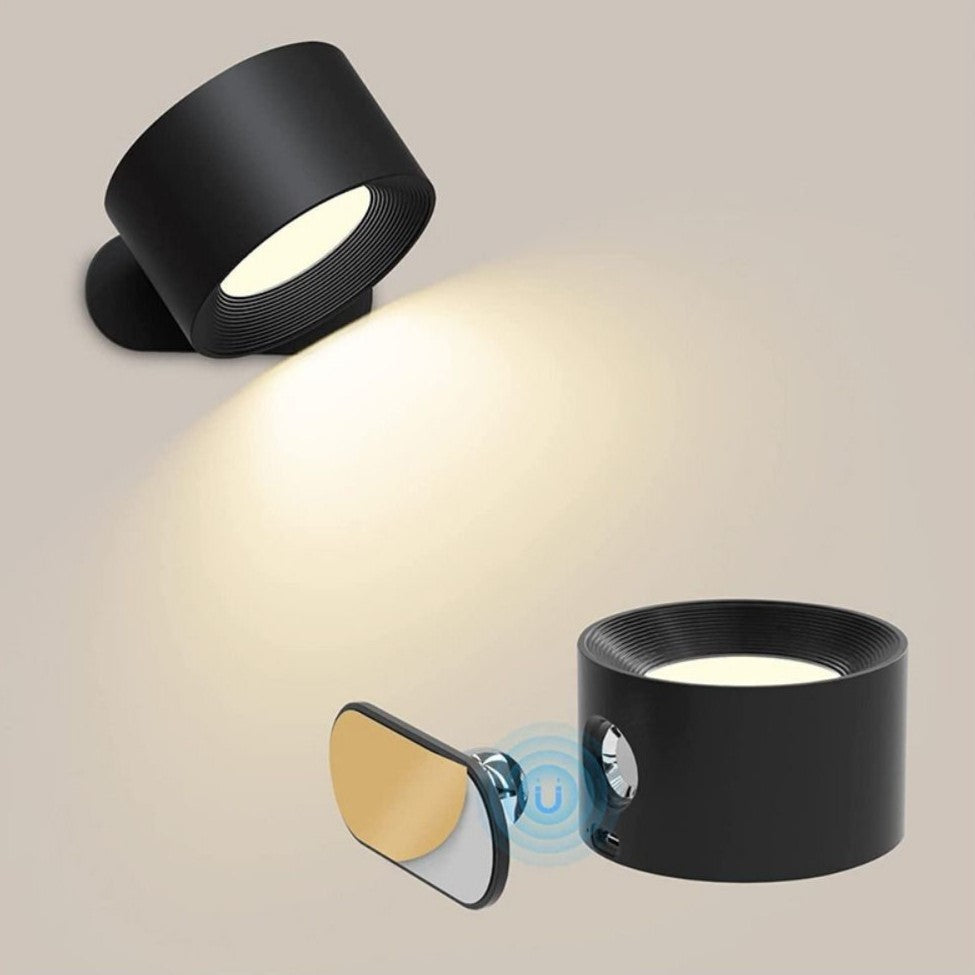 LumoFlex | Wireless Rechargeable Wall Lamp with 360° Rotation | Dimmable Wall Sconce Lighting for Perfect Ambiance 4