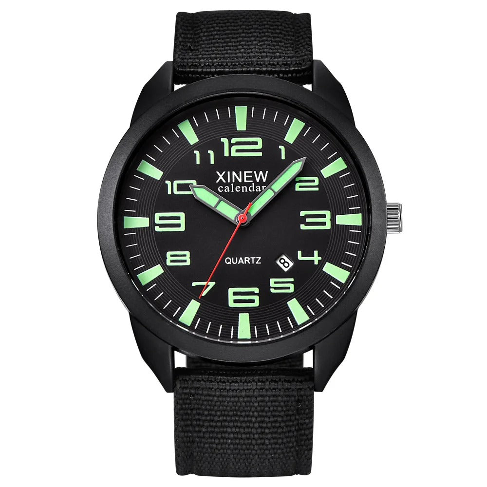 Lumo Collection | Quartz Watch with Luminous Dial & Calendar Function | Stylish Timepiece for Everyday Use 0