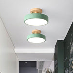 Lumos Flush Mount Ceiling Light | Modern Wood Design, Changeable Colors 1