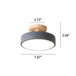 Lumos Flush Mount Ceiling Light | Modern Wood Design, Changeable Colors 14