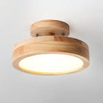 Lumos Flush Mount Ceiling Light | Modern Wood Design, Changeable Colors 15