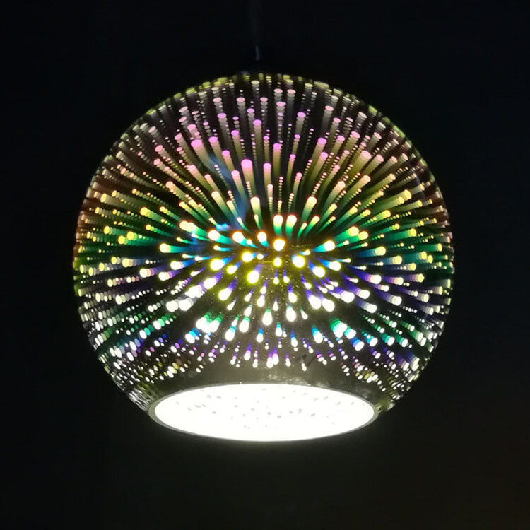 Lumosphere | Vibrant Modern 3D Colorful Fireworks Pendant Light 11