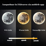 LunaGlow | Moon Lamp with Dimmable LED & Color Settings | Captivating Ambiance for Any Room 7