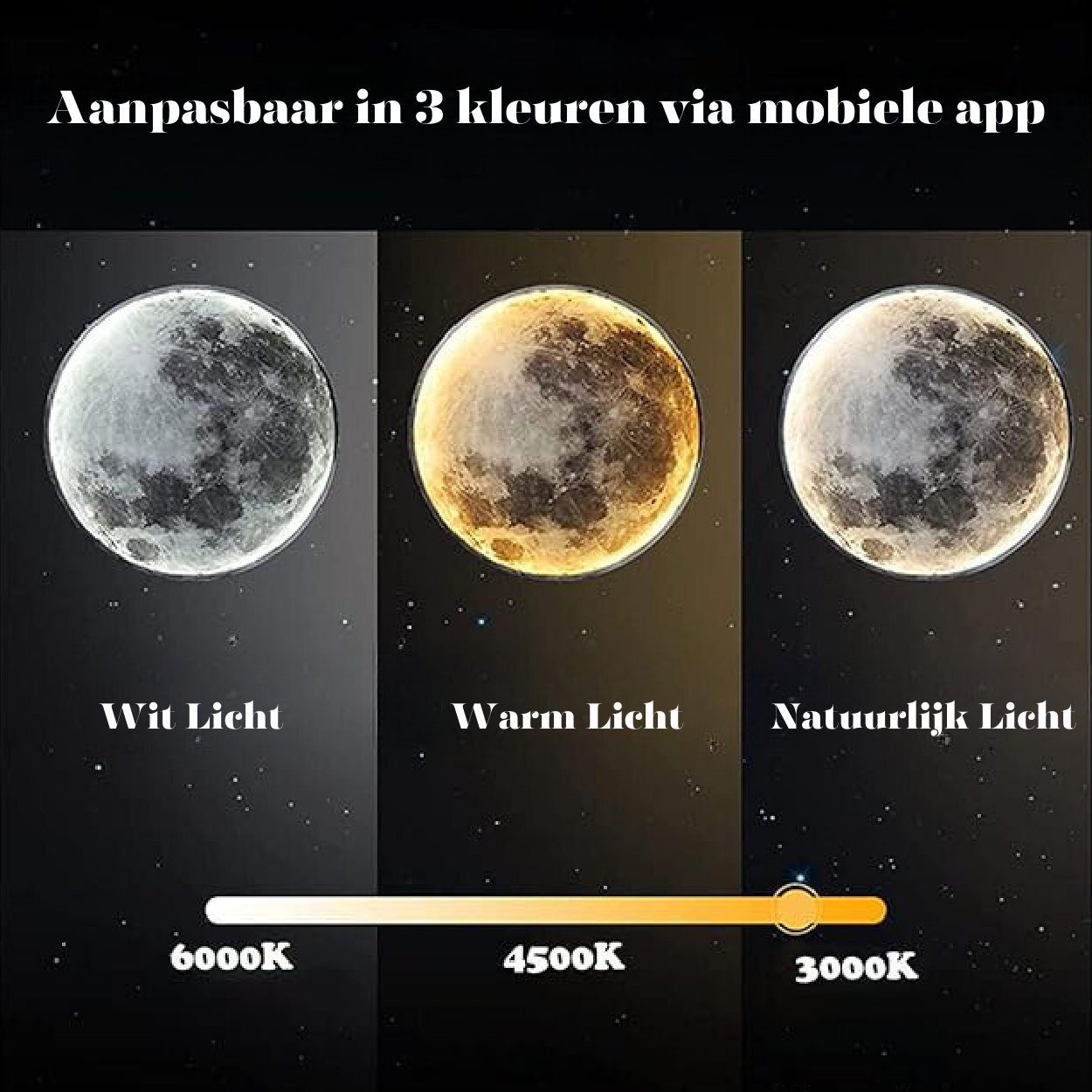 LunaGlow | Moon Lamp with Dimmable LED & Color Settings | Captivating Ambiance for Any Room 7