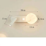 LunarBeam Dual Wall Light with Adjustable Spotlight | Modern Nordic Design for Versatile Illumination 7
