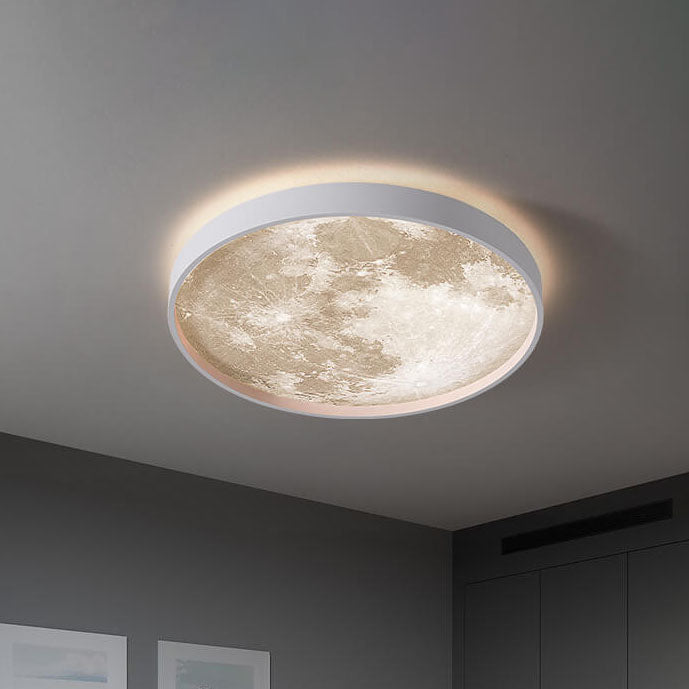 Lunara | Modern Sleek Round LED Flush Mount Ceiling Light Fixture 0