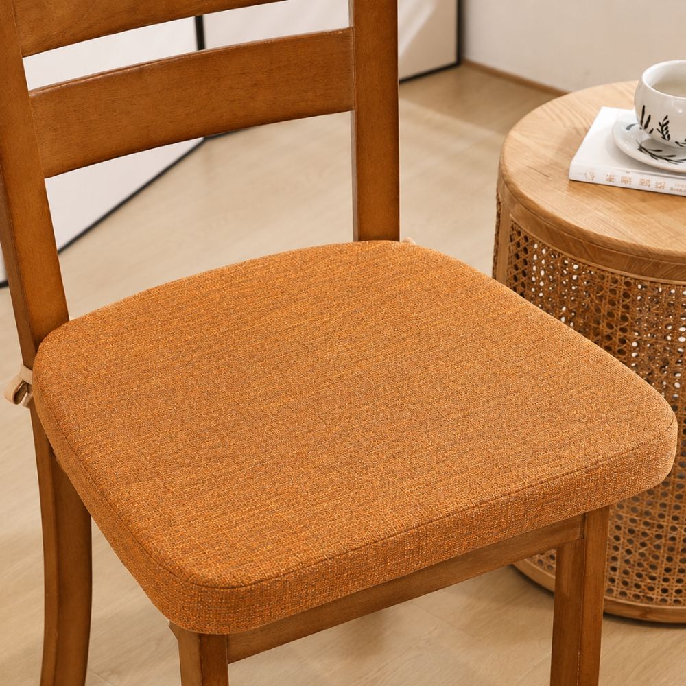 Lunari | Tufted Chair Cushion with Breathable Fabric & Supportive Foam | Cozy Upgrade for Any Chair 0