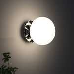 Lunaris | Chic Modern Minimalist Wall Sconce Lamp with Glass Shade 11