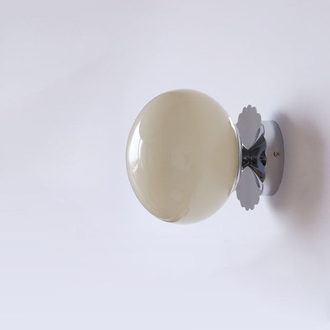 Lunaris | Chic Modern Minimalist Wall Sconce Lamp with Glass Shade 8