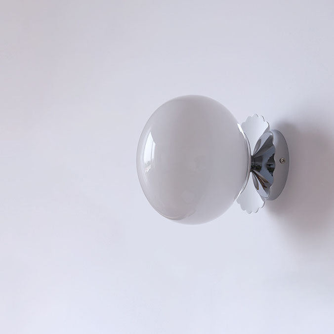 Lunaris | Chic Modern Minimalist Wall Sconce Lamp with Glass Shade 9