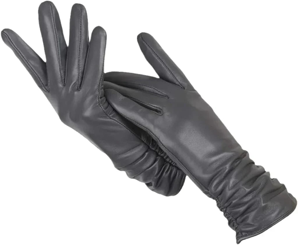 LuxLeather | Women's Leather Gloves with Soft Wool Lining | Stylish Winter Accessory for Warmth and Comfort 4