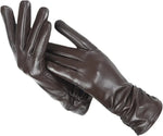 LuxLeather | Women's Leather Gloves with Soft Wool Lining | Stylish Winter Accessory for Warmth and Comfort 5