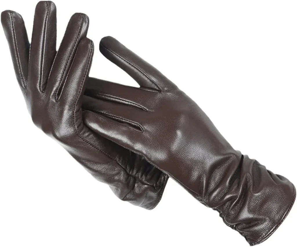 LuxLeather | Women's Leather Gloves with Soft Wool Lining | Stylish Winter Accessory for Warmth and Comfort 5