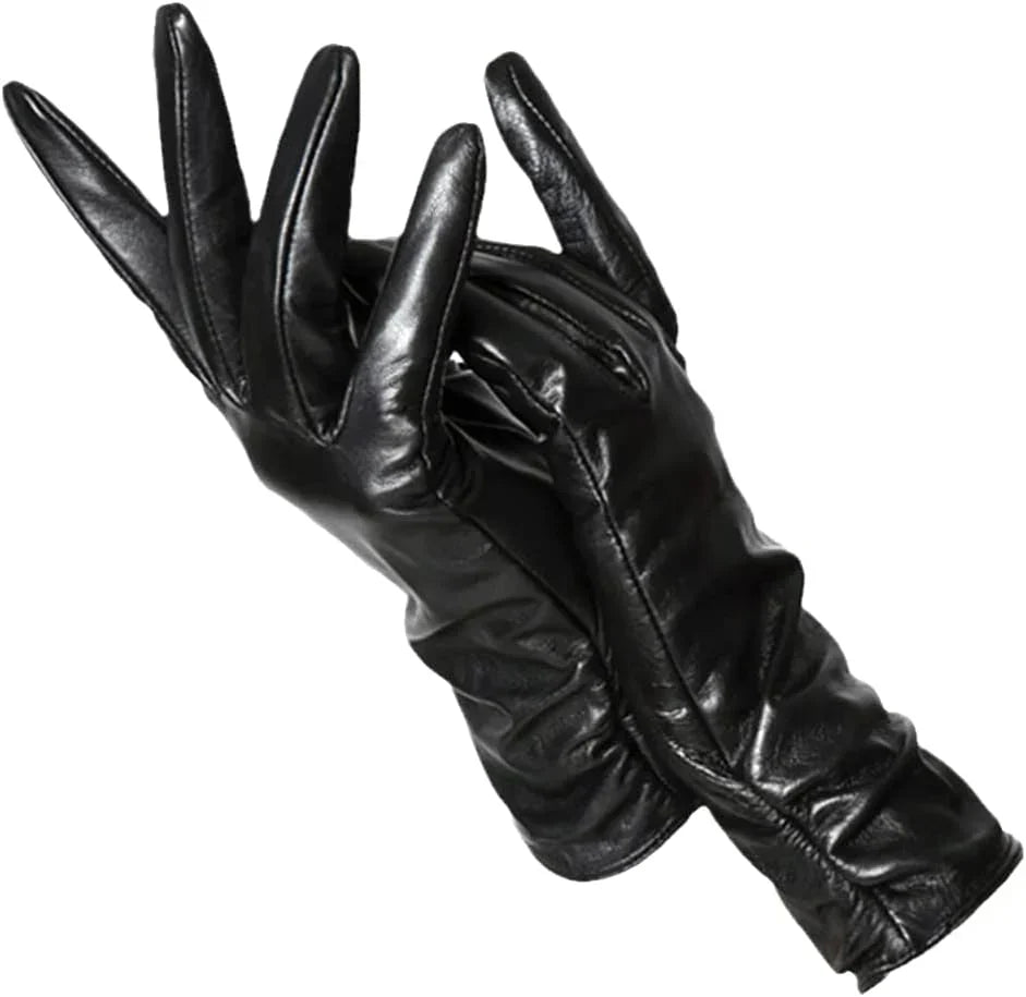 LuxLeather | Women's Leather Gloves with Soft Wool Lining | Stylish Winter Accessory for Warmth and Comfort 7