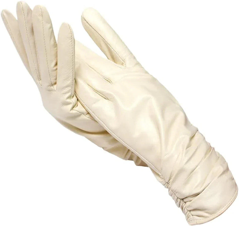 LuxLeather | Women's Leather Gloves with Soft Wool Lining | Stylish Winter Accessory for Warmth and Comfort 8