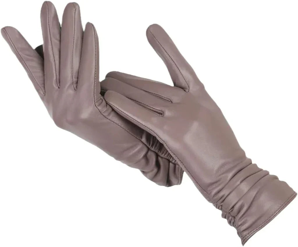 LuxLeather | Women's Leather Gloves with Soft Wool Lining | Stylish Winter Accessory for Warmth and Comfort 9