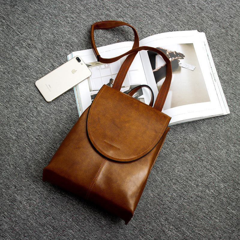 LuxeLeather | Leather Backpack for Women with Ample Space | Stylish Design for Everyday Use 0
