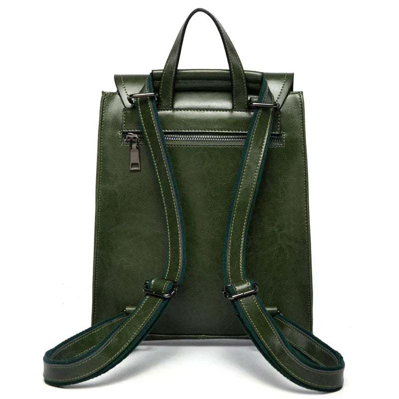 LuxeLeather | Leather Backpack for Women with Ample Space | Stylish Design for Everyday Use 8