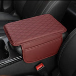 Luxe Comfort | PU Leather Car Armrest Mat with Storage Pockets | Stylish Protection for Your Vehicle 8