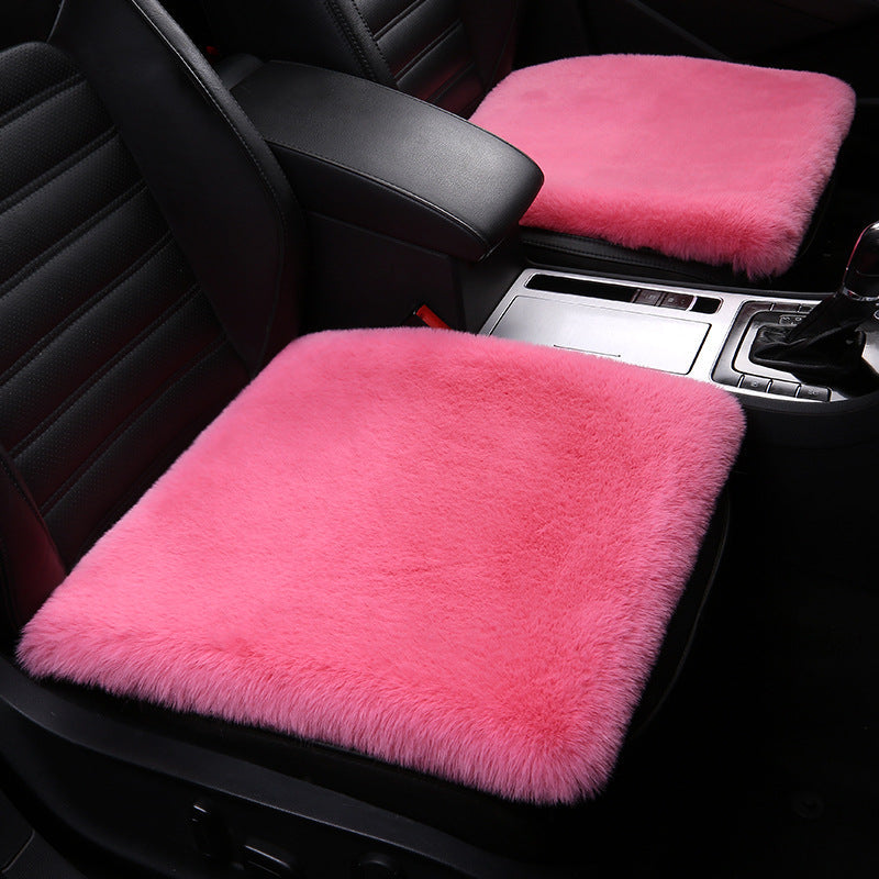 Luxe Sheepskin Cushion with Anti-Slip Back for Warmth & Comfort 0