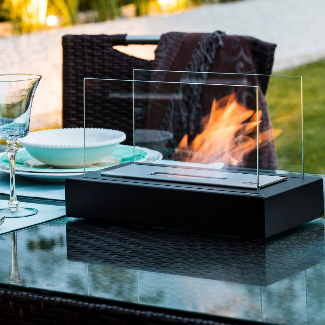 Luxfire | Indoor and Outdoor Decorative Fire with Smoke-Free Flame | Compact Tabletop Design for Instant Warmth 4