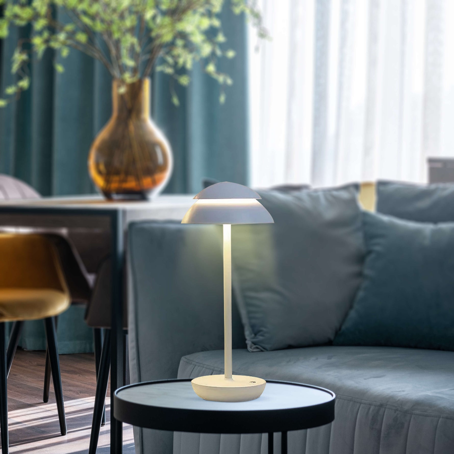 Luxora | Rechargeable Wireless Touch Table Lamp with USB Charging | Elegant Design for Cozy Ambiance 6