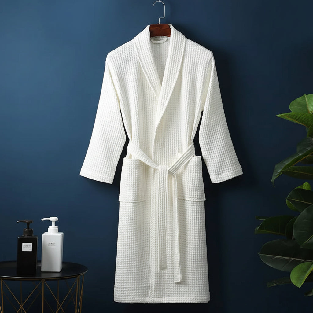 Luxurious Bathrobe | Soft Absorbent Unisex Dressing Gown for Year-Round Comfort 0