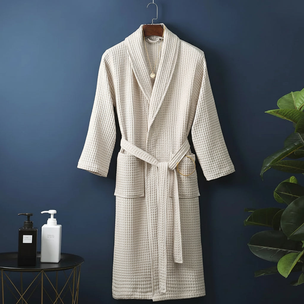 Luxurious Bathrobe | Soft Absorbent Unisex Dressing Gown for Year-Round Comfort 4