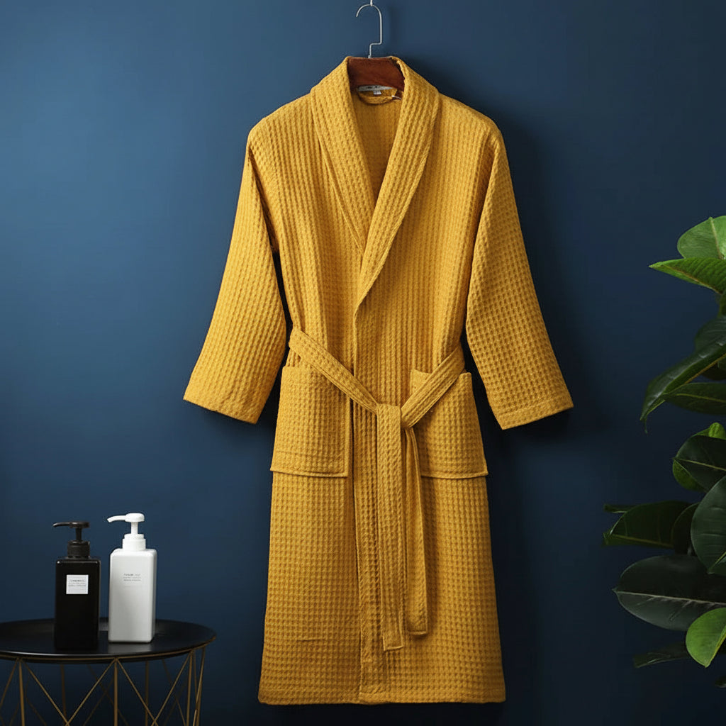 Luxurious Bathrobe | Soft Absorbent Unisex Dressing Gown for Year-Round Comfort 8
