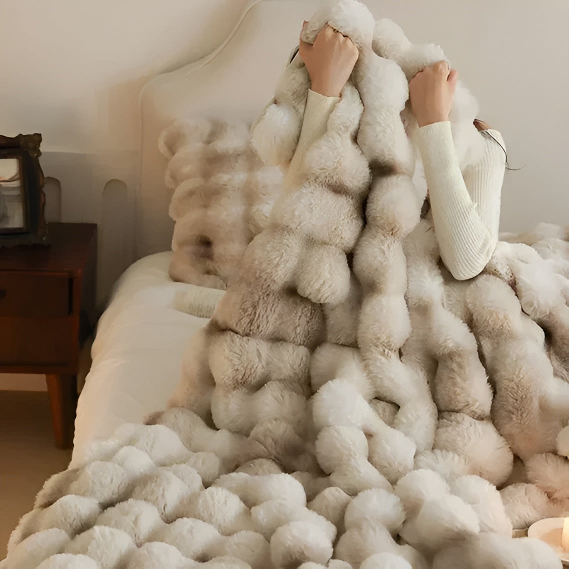 Luxurious Portable Blanket | Soft Travel & Home Use with Plush Comfort | Lightweight Design for Cozy Relaxation 4
