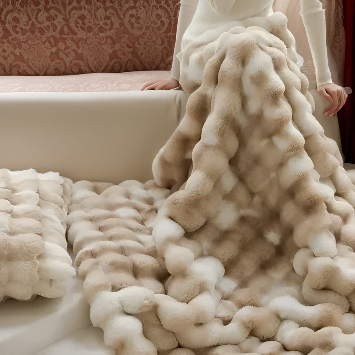 Luxurious Portable Blanket | Soft Travel & Home Use with Plush Comfort | Lightweight Design for Cozy Relaxation 7
