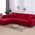 Luxurious Velvet Sofa Cover | Stretch Slipcover with Anti-Slip Technology | Perfect Fit for Stylish Protection 9