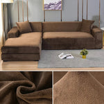 Luxurious Velvet Sofa Cover with Stretch Fabric & Custom Fit for Ultimate Protection 16