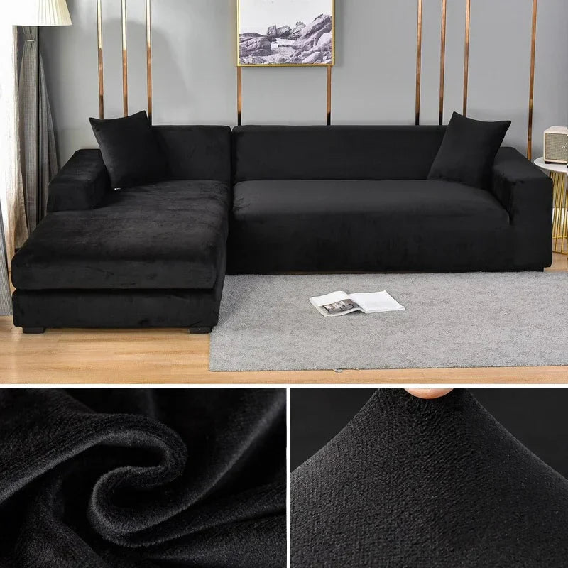 Luxurious Velvet Sofa Cover with Stretch Fabric & Custom Fit for Ultimate Protection 20