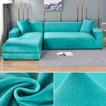Luxurious Velvet Sofa Cover with Stretch Fabric & Custom Fit for Ultimate Protection 22