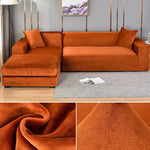 Luxurious Velvet Sofa Cover with Stretch Fabric & Custom Fit for Ultimate Protection 23