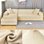 Luxurious Velvet Sofa Cover with Stretch Fabric & Custom Fit for Ultimate Protection 24