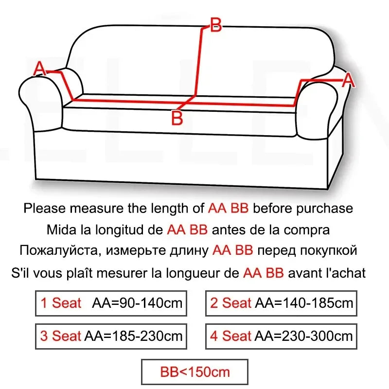 Luxurious Velvet Sofa Cover with Stretch Fabric & Custom Fit for Ultimate Protection 5