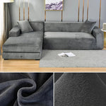 Luxurious Velvet Sofa Cover with Stretch Fabric & Custom Fit for Ultimate Protection 8