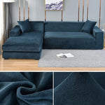 Luxurious Velvet Sofa Cover with Stretch Fabric & Custom Fit for Ultimate Protection 9