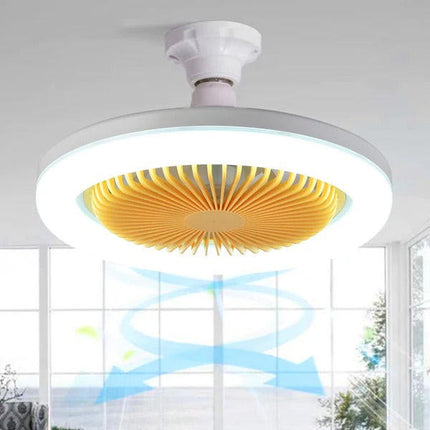 Ceiling Fan with Light, Modern Ceiling Fan for Bedroom, Quiet LED Ceiling Fan with Remote Control for Living Room