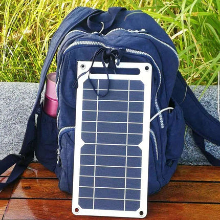 Solar Panel with USB Port, Portable Monocrystalline Solar Panel Charger, Ultra Thin Solar Charger for Phones