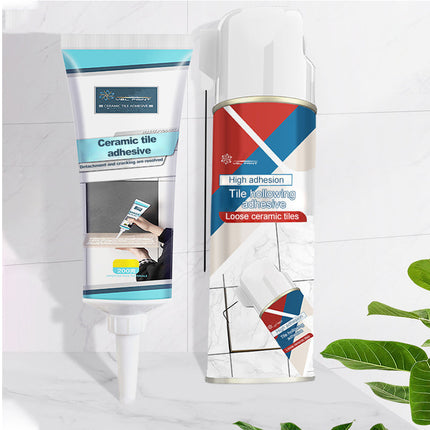 Tile Adhesive for Loose Tiles, Waterproof Tile Repair Glue with 2mm Nozzle