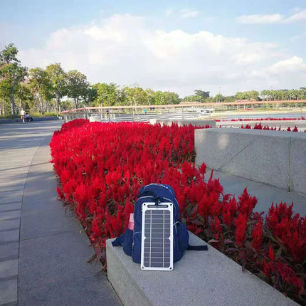 Solar Panel with USB Port, Portable Monocrystalline Solar Panel Charger