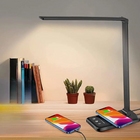 LED Table Lamp with USB Charging Port, Adjustable Desk Lamp with Touch Control, Bedside Lamp for Nightstand