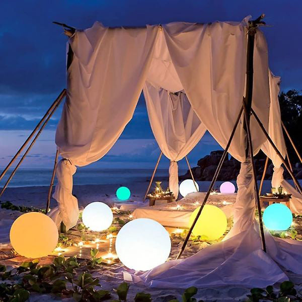 Floating LED Pool Light, Inflatable Color Changing Pool Light, Battery Operated Pool Float Light for Pond and Patio