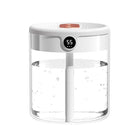 Essential Oil Humidifier, Large Capacity Humidifier with Dual Mist, USB Air Humidifier with Digital Display and Light