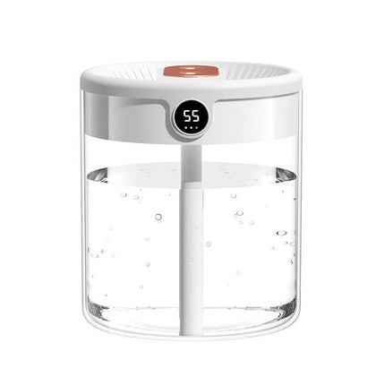 Essential Oil Humidifier, Large Capacity Humidifier with Dual Mist, USB Air Humidifier with Digital Display and Light