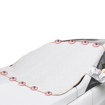 Windshield Cover for Ice and Snow, Magnetic Car Windshield Cover with Mirror Covers